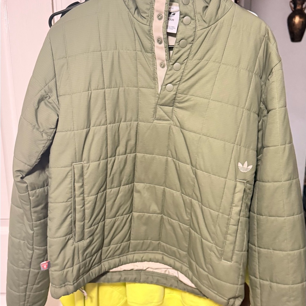 Adidas Pullover Jacket - Sage Green